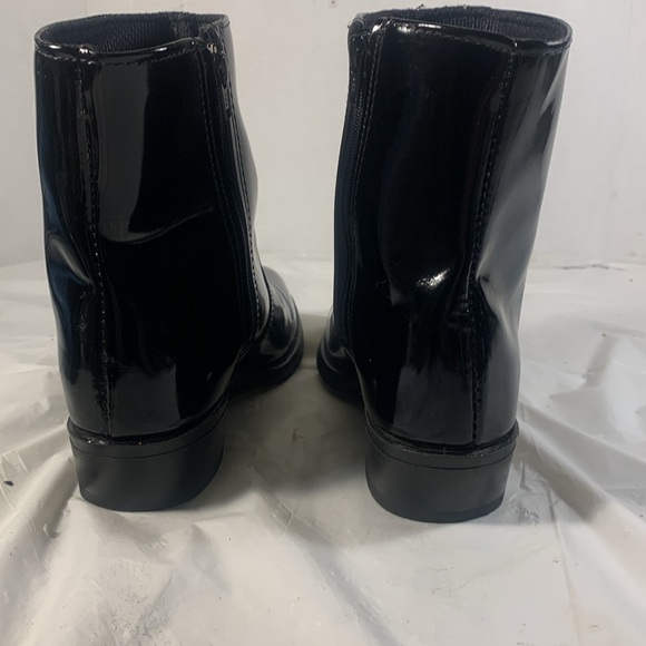 Durango Women’s Black  Patent Leather Western Chic Side Zip Y2K Ankle Boots - Picture 5 of 11